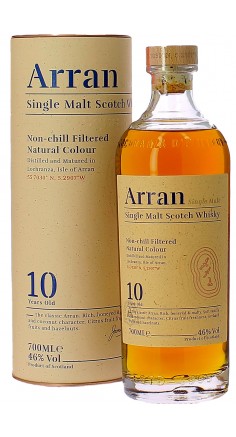 Whisky ARRAN 10 ans 46% 70cl