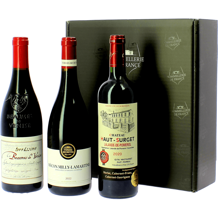 Coffret de Vins niveau confirmé - Coffrets vins - sommellerie de France