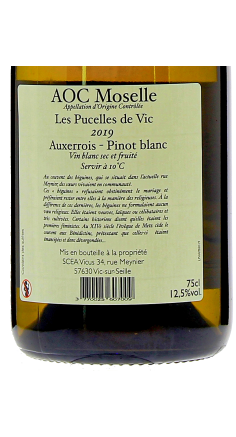 Domaine Vicus Pinot Blanc Auxerrois