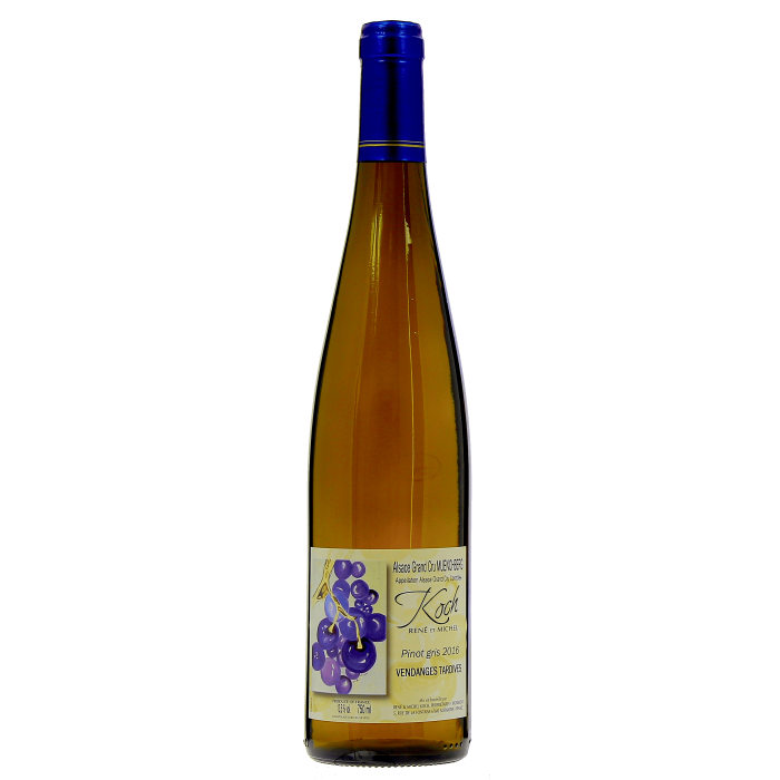 Domaine Koch Pinot Gris Vendanges Tardives - Vins en bouteilles de 75cl - sommellerie de France