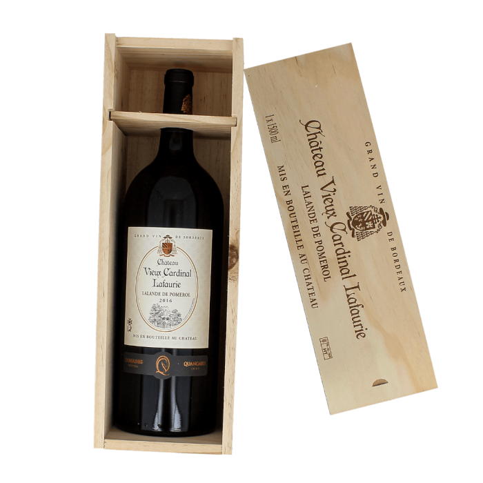 Caisse Bois Magnum Prestige - Vins - sommellerie de France