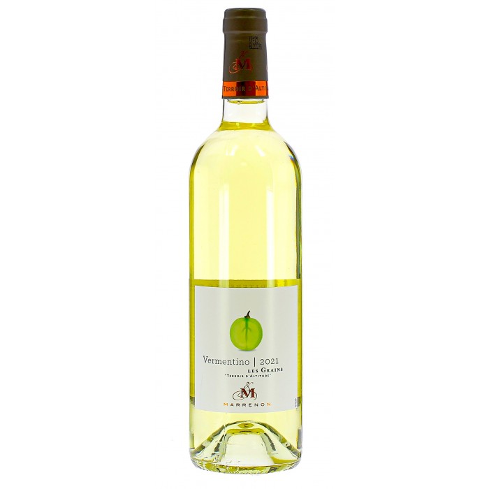 Domaine Marrenon Les Grains Vermentino - Blanc - sommellerie de France