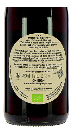 Extraball rouge AOP Chinon