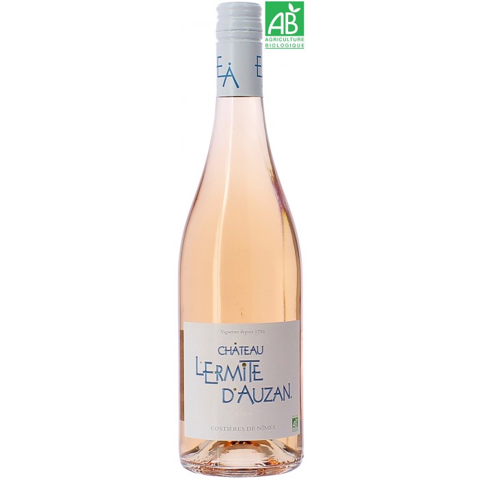 Château l'Ermite d'Auzan rosé BIO - Vins en bouteilles de 75cl - sommellerie de France