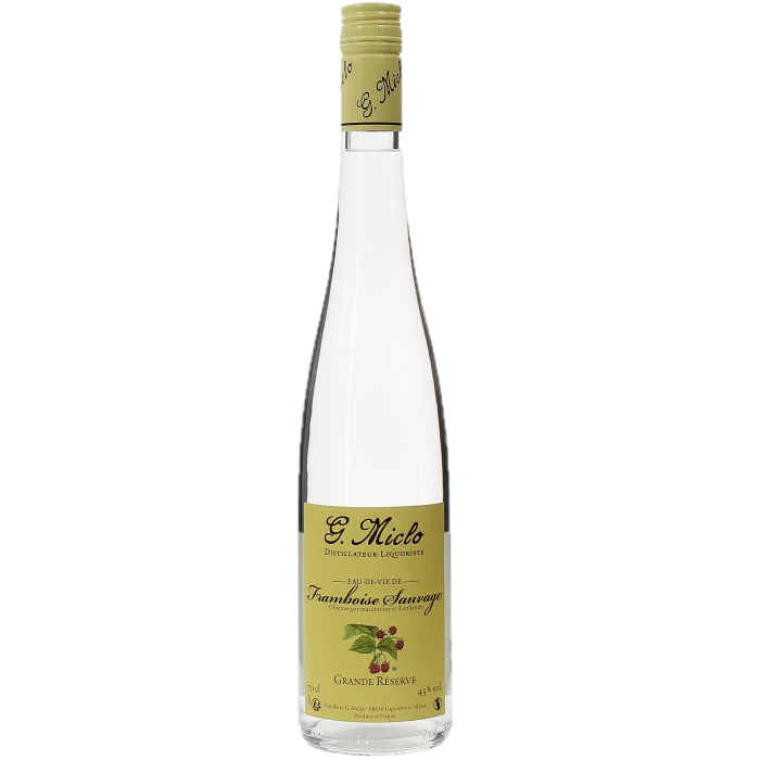 Eau de Vie Framboise Sauvage G.miclo - Nouveautés - sommellerie de France