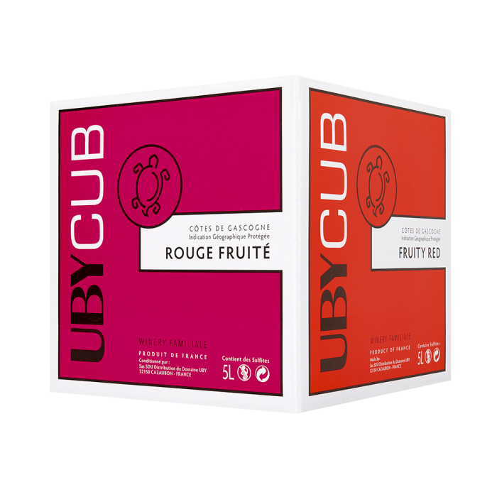 UbyCub Rouge Léger & Fruité 5L - Bag in box - sommellerie de France